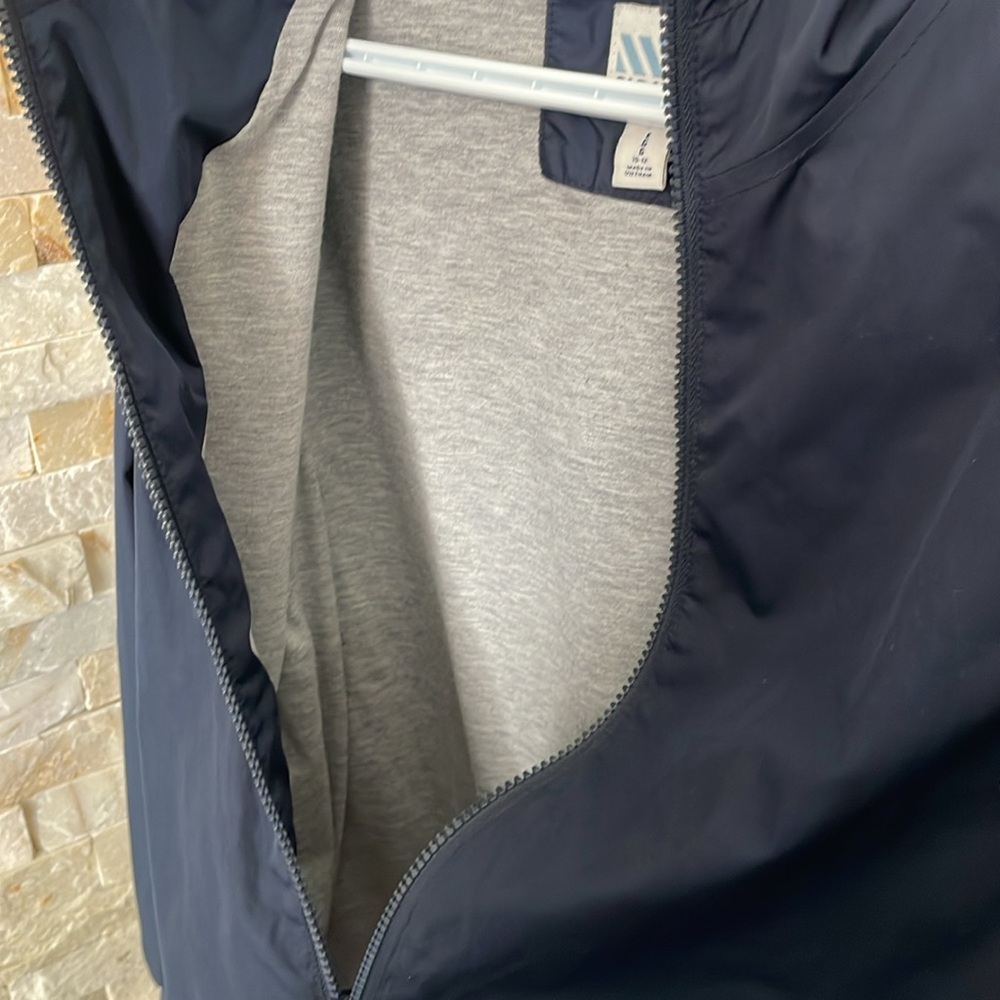 Navy Blue Zip-Up Jacket - Picture 4 of 7